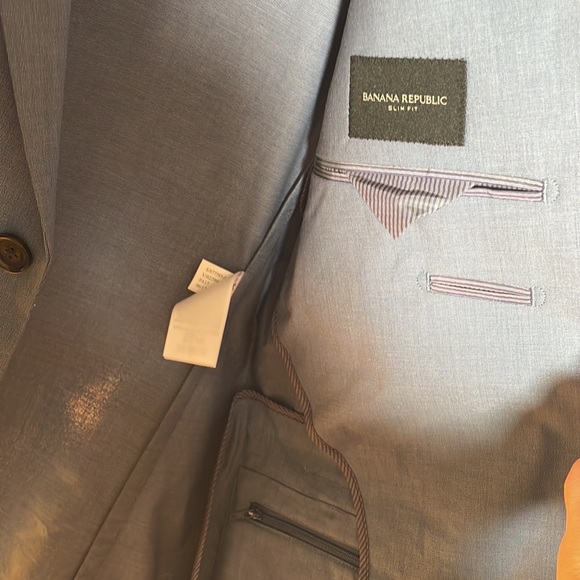 Banana Republic NWT suit jacket blue - Picture 9 of 16